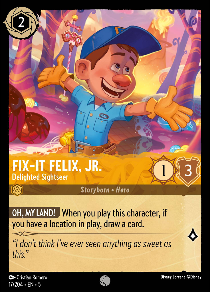 Fix‐It Felix, Jr. - Delighted Sightseer (Foil)