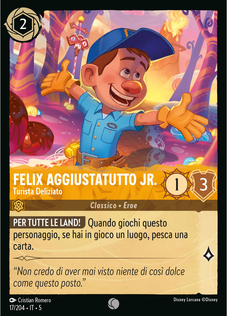 Fix‐It Felix, Jr. - Delighted Sightseer (Foil)