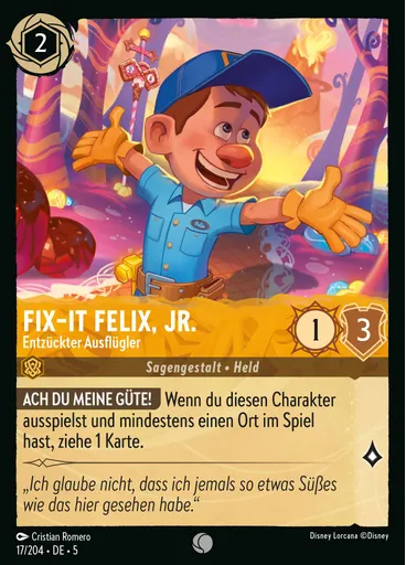 Fix‐It Felix, Jr. - Delighted Sightseer