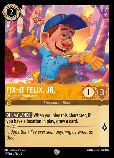 Fix‐It Felix, Jr. - Delighted Sightseer