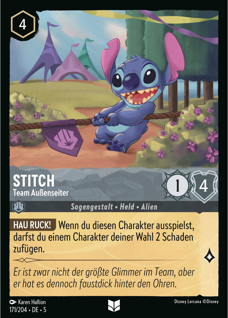 Stitch - Team Underdog (Foil)