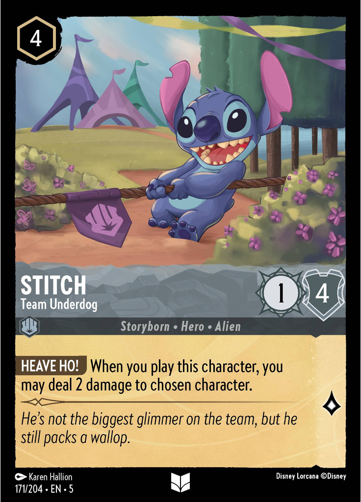 Stitch - Team Underdog (Foil)