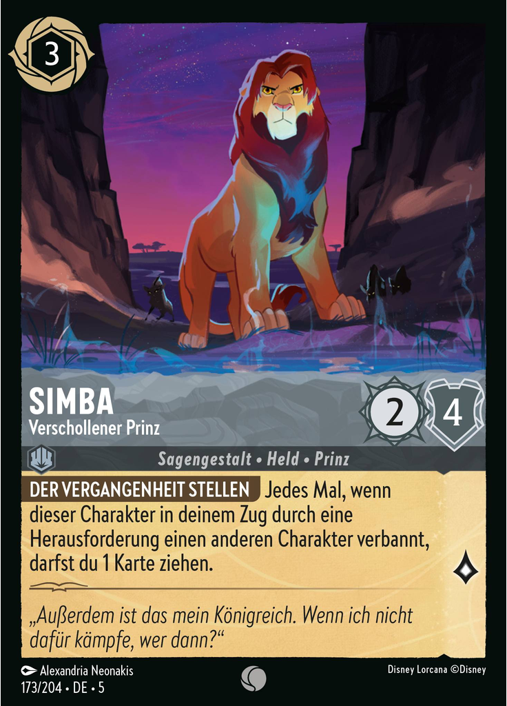 Simba - Lost Prince (Foil)