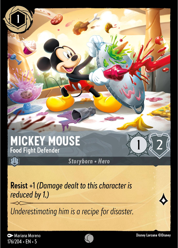 Mickey Mouse - Food Fight Defender (Foil)