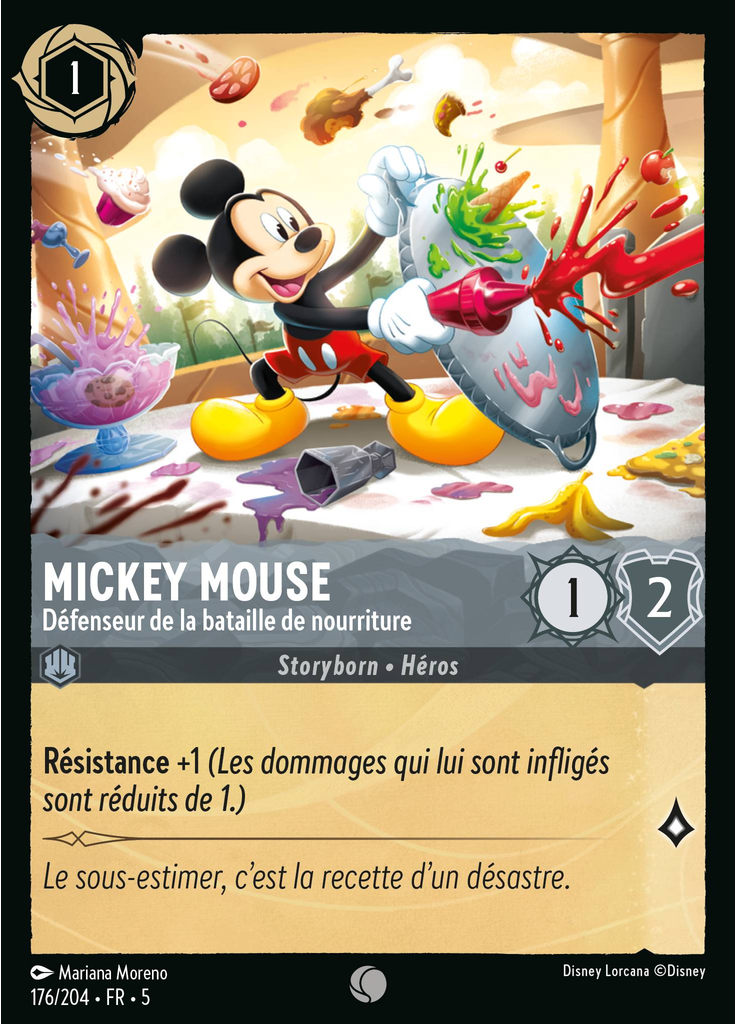 Mickey Mouse - Food Fight Defender (Foil)