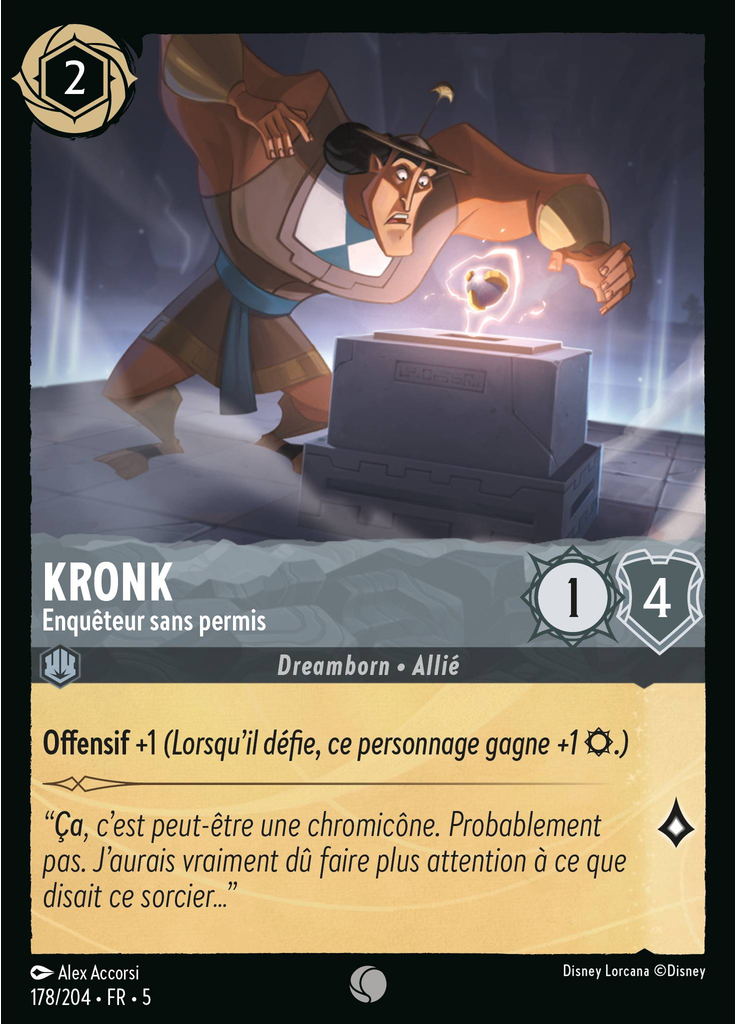 Kronk - Unlicensed Investigator