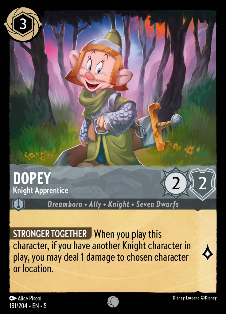 Dopey - Knight Apprentice (Foil)
