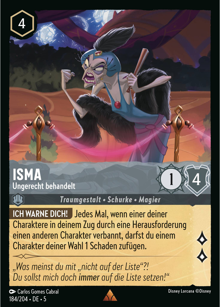Yzma - Unjustly Treated (Foil)
