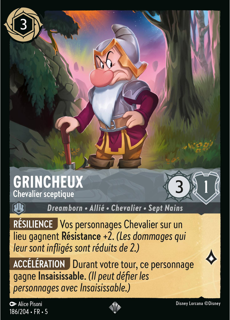 Grumpy - Skeptical Knight (Foil)
