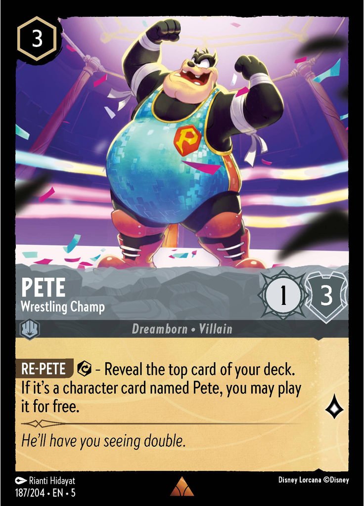 Pete - Wrestling Champ (Foil)