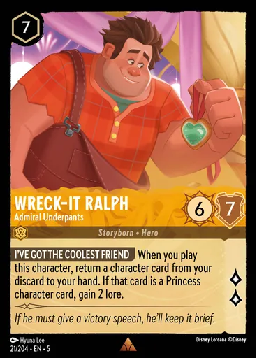 Wreck‐It Ralph - Admiral Underpants