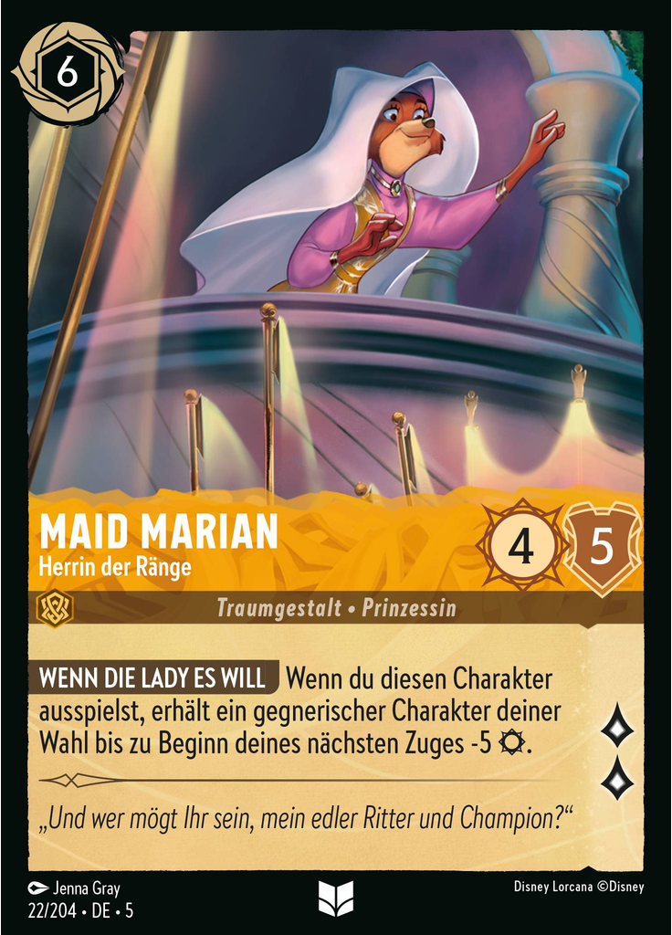 Maid Marian - Lady of the Lists (Foil)
