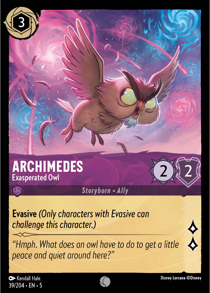 Archimedes - Exasperated Owl (Foil)
