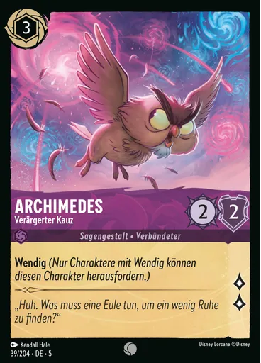 Archimedes - Exasperated Owl
