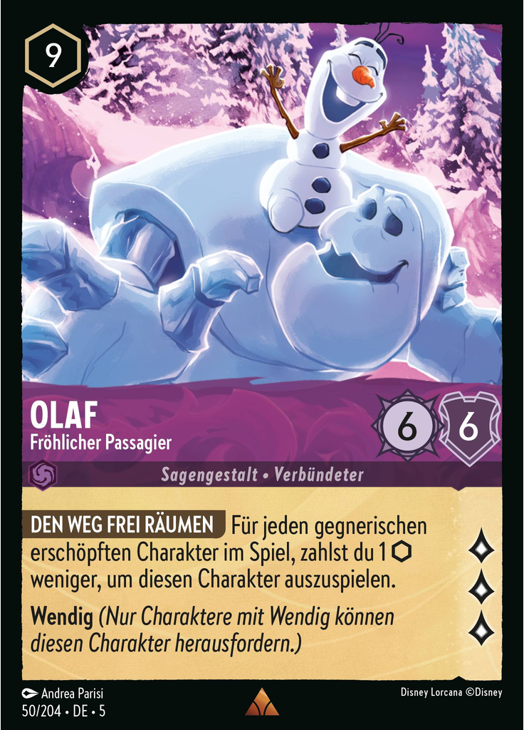 Olaf - Happy Passenger (Foil)