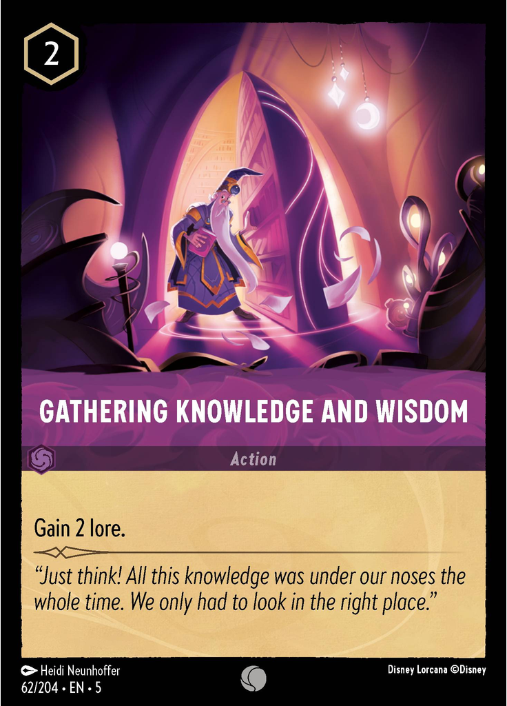 Gathering Knowledge and Wisdom (Foil)