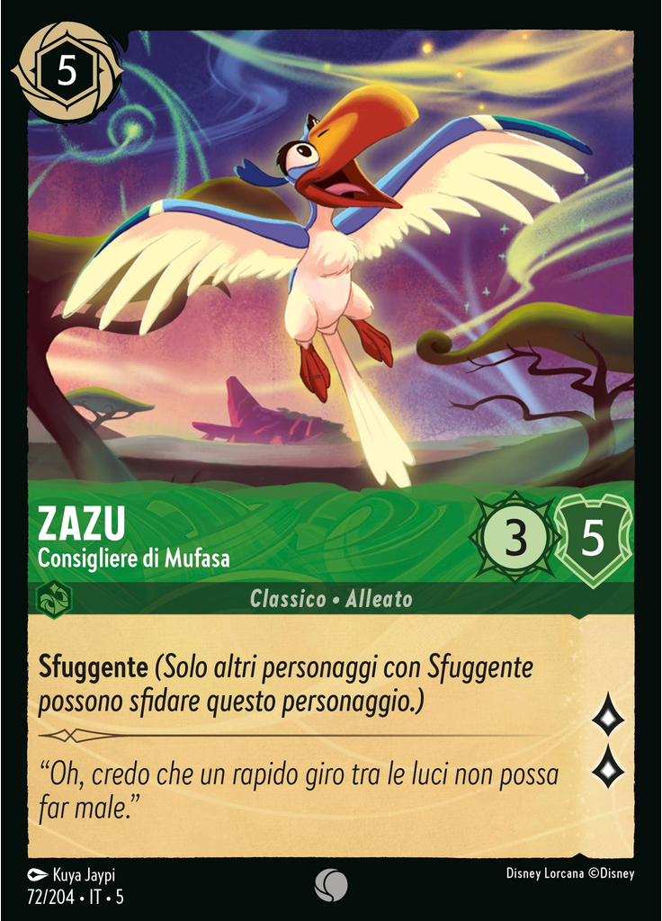 Zazu - Advisor to Mufasa (Foil)