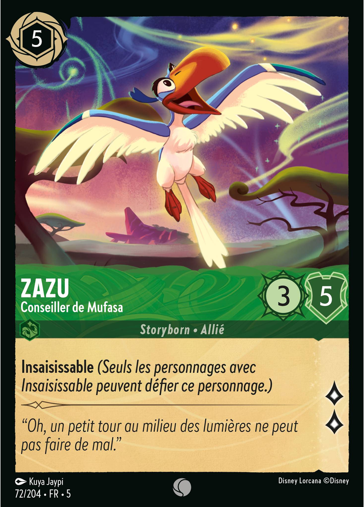 Zazu - Advisor to Mufasa