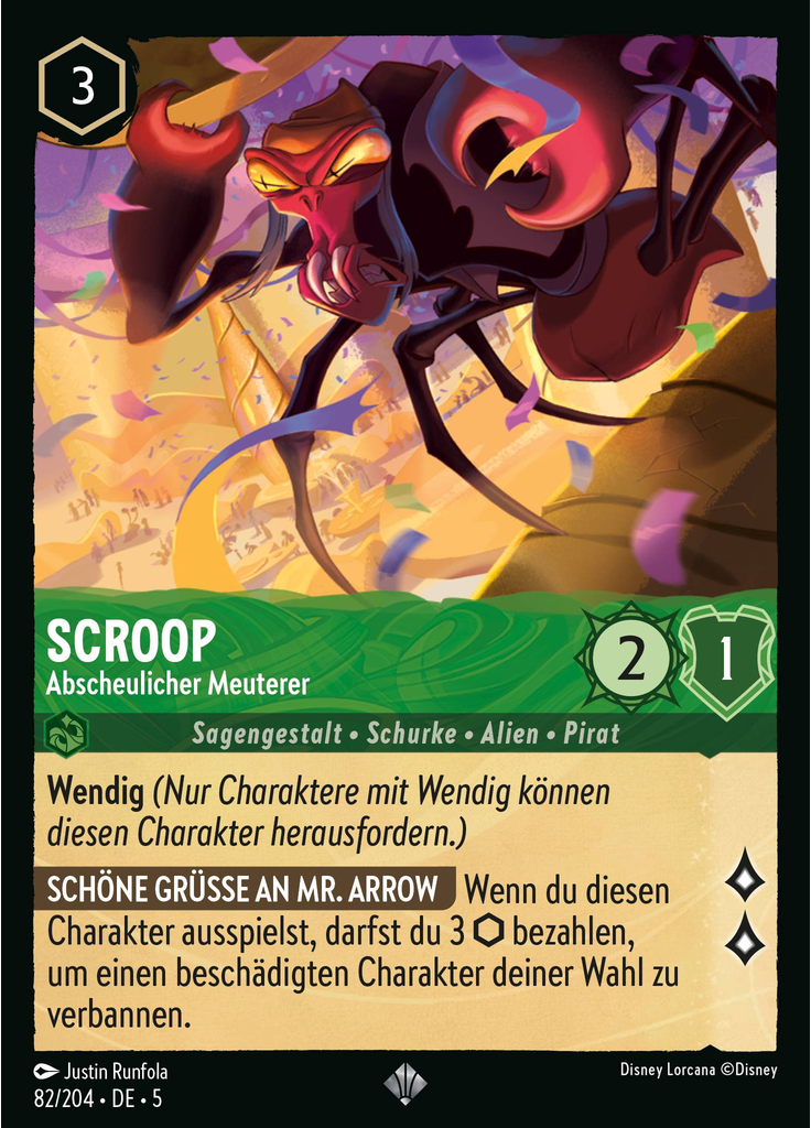 Scroop - Odious Mutineer (Foil)