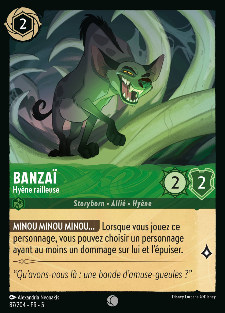 Banzai - Taunting Hyena (Foil)