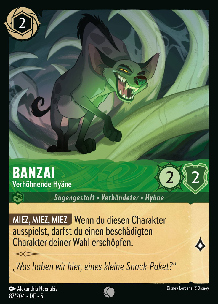 Banzai - Taunting Hyena