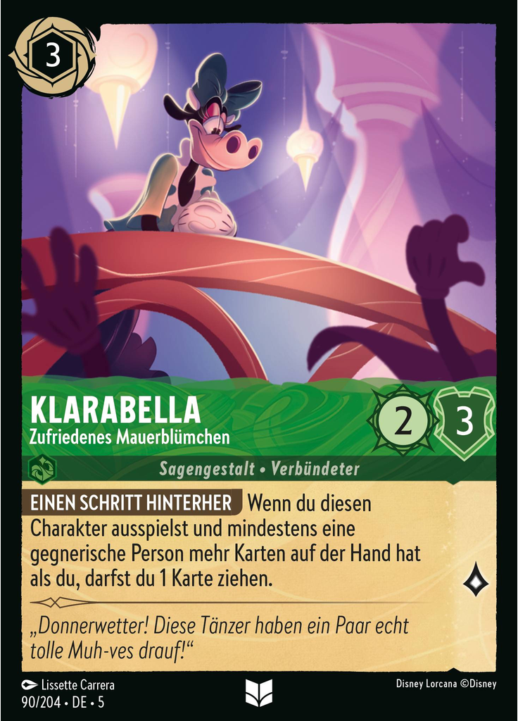 Clarabelle - Contented Wallflower (Foil)
