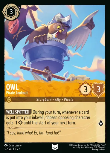 Owl - Pirate Lookout