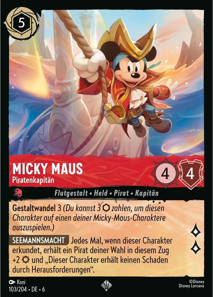 Mickey Mouse - Pirate Captain