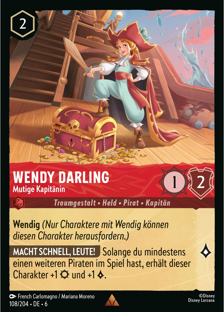 Wendy Darling - Courageous Captain (Foil)