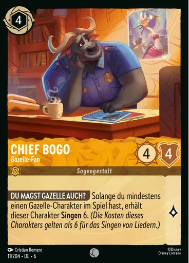 Chief Bogo - Gazelle Fan