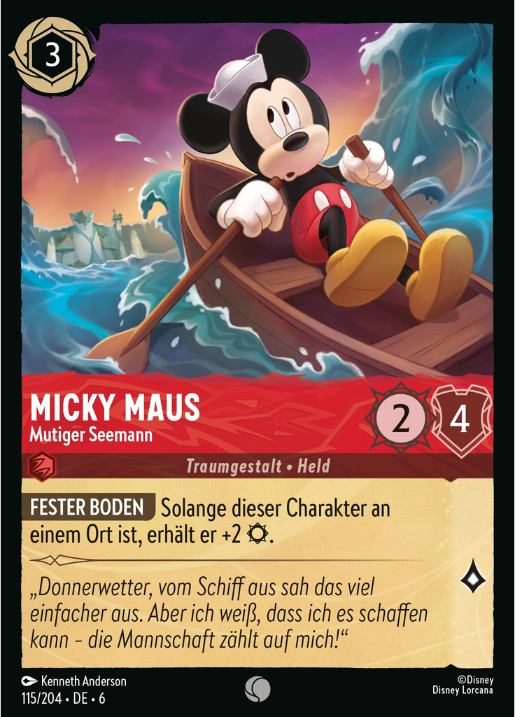 Mickey Mouse - Courageous Sailor