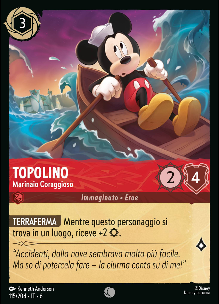 Mickey Mouse - Courageous Sailor