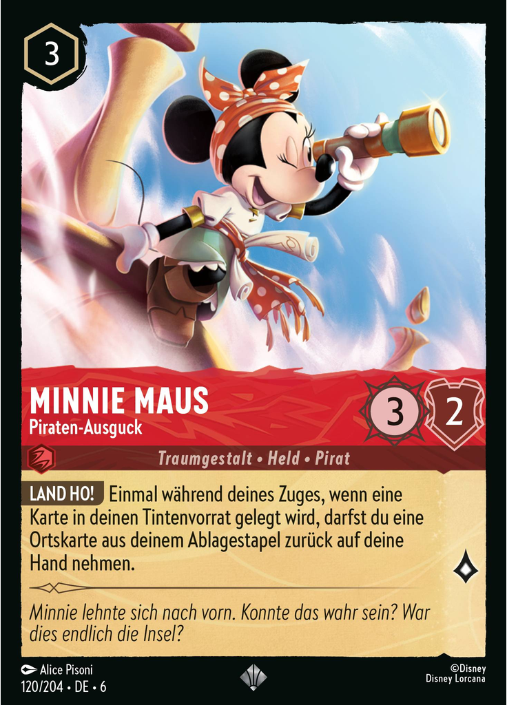 Minnie Mouse - Pirate Lookout (Foil)