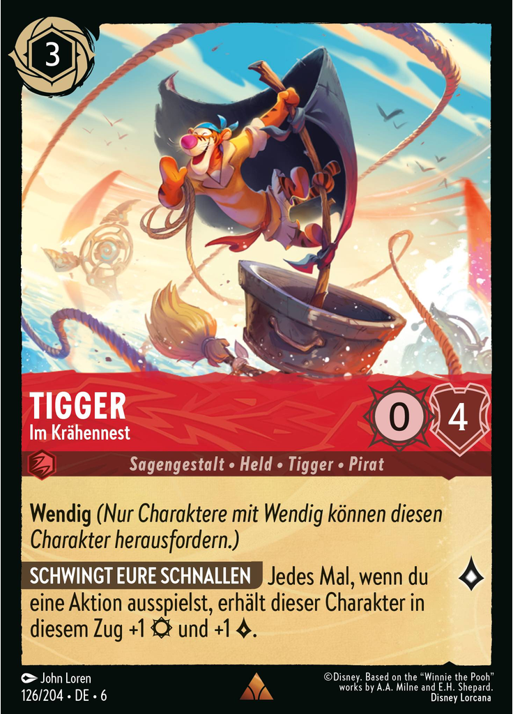 Tigger - In the Crow's Nest (Foil)