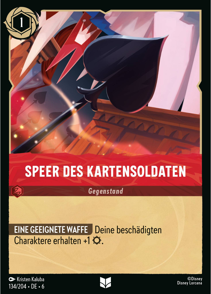 Card Soldier's Spear (Foil)