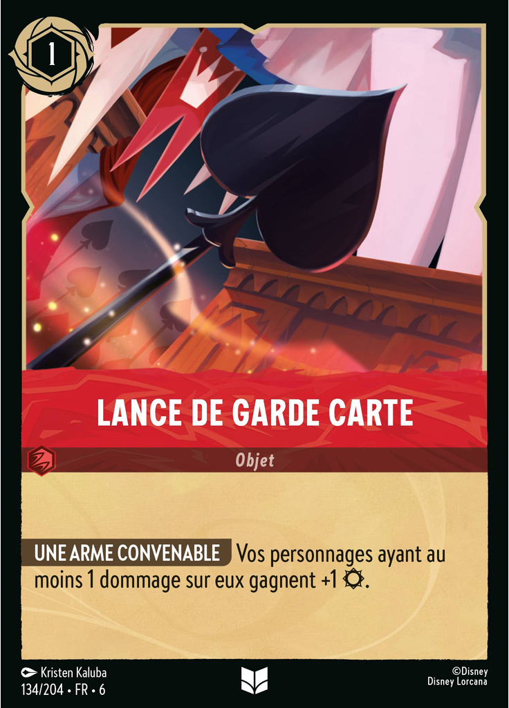 Card Soldier's Spear (Foil)