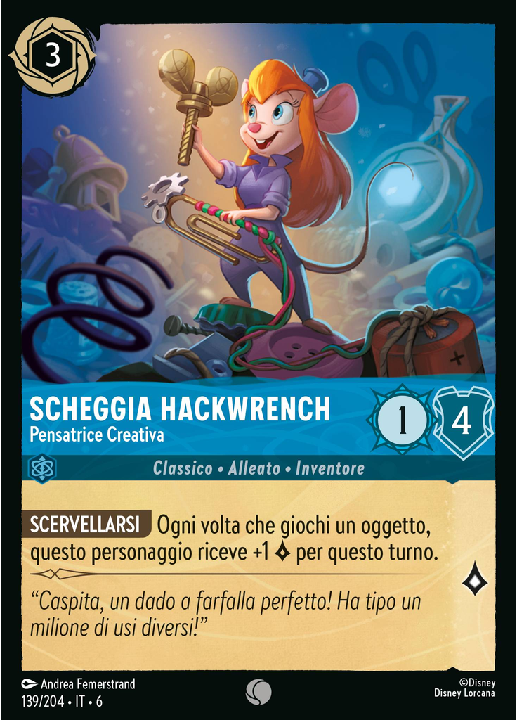 Gadget Hackwrench - Creative Thinker