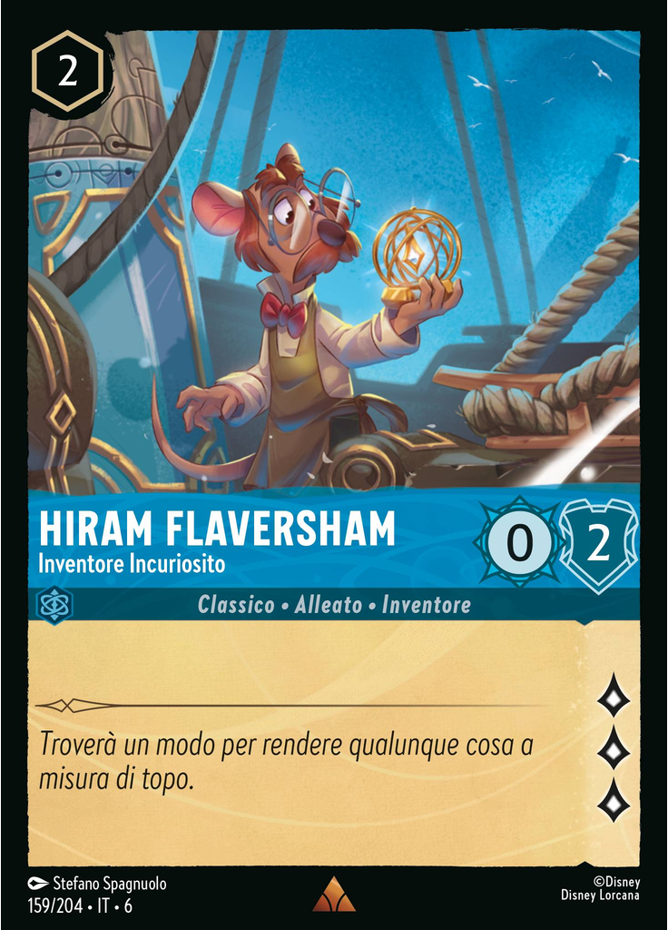 Hiram Flaversham - Intrigued Inventor (Foil)