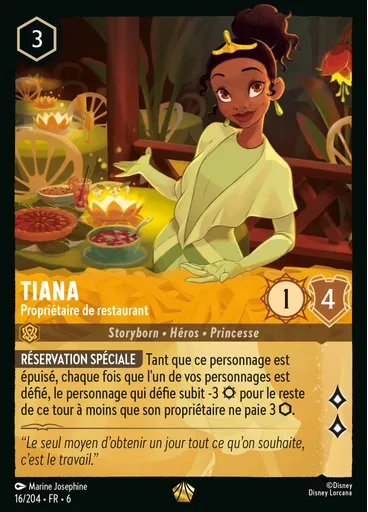 Tiana - Restaurant Owner