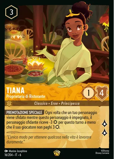 Tiana - Restaurant Owner