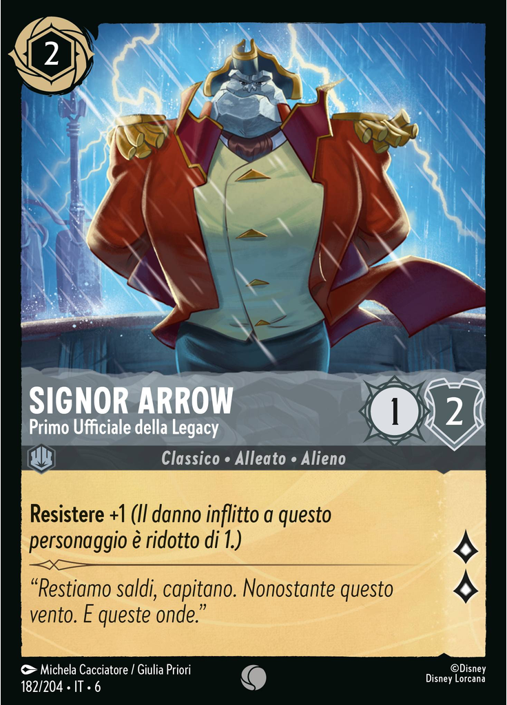 Mr. Arrow - Legacy's First Mate