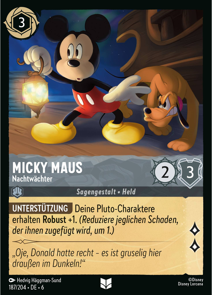 Mickey Mouse - Night Watch (Foil)