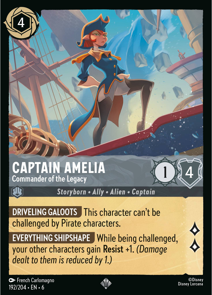 Captain Amelia - Commander of the Legacy (Foil)