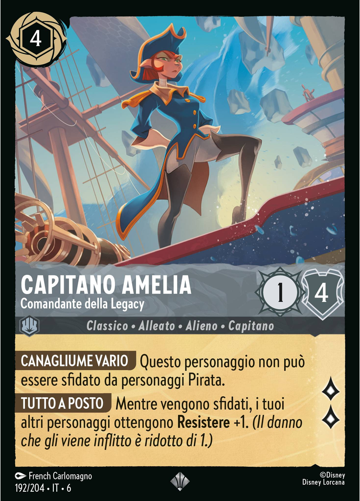 Captain Amelia - Commander of the Legacy (Foil)