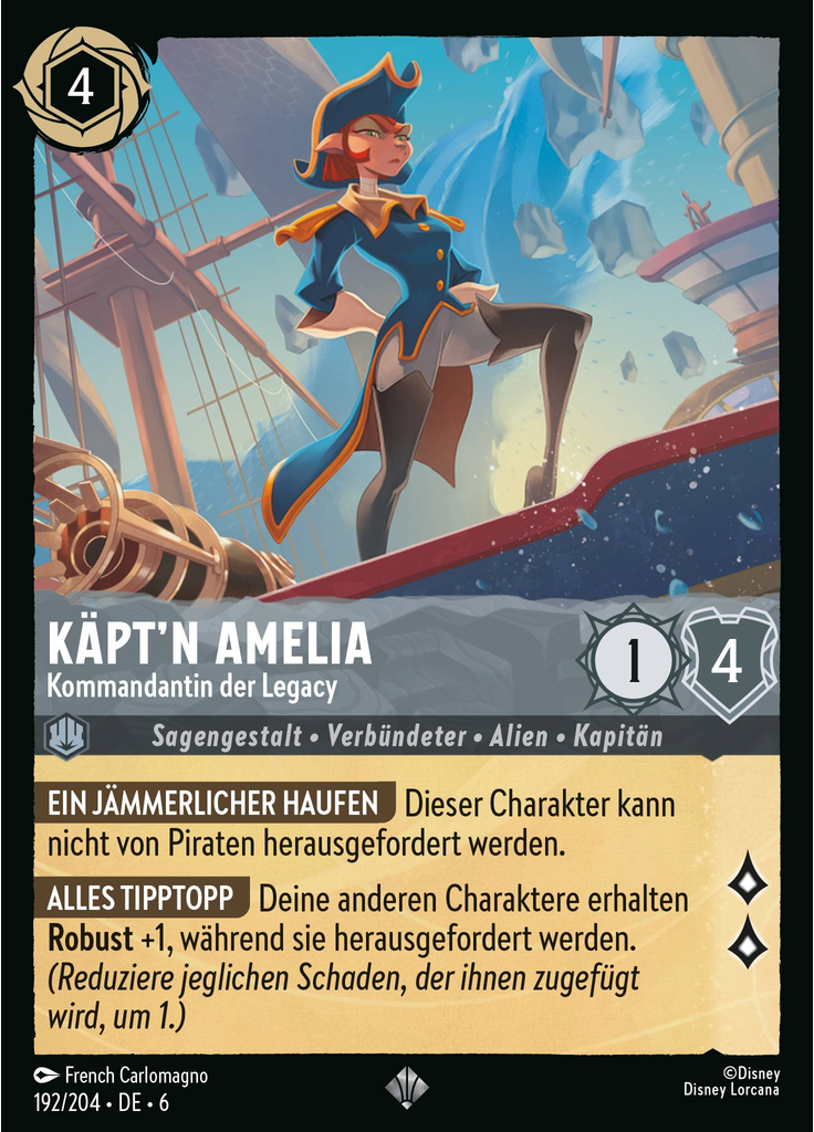 Captain Amelia - Commander of the Legacy