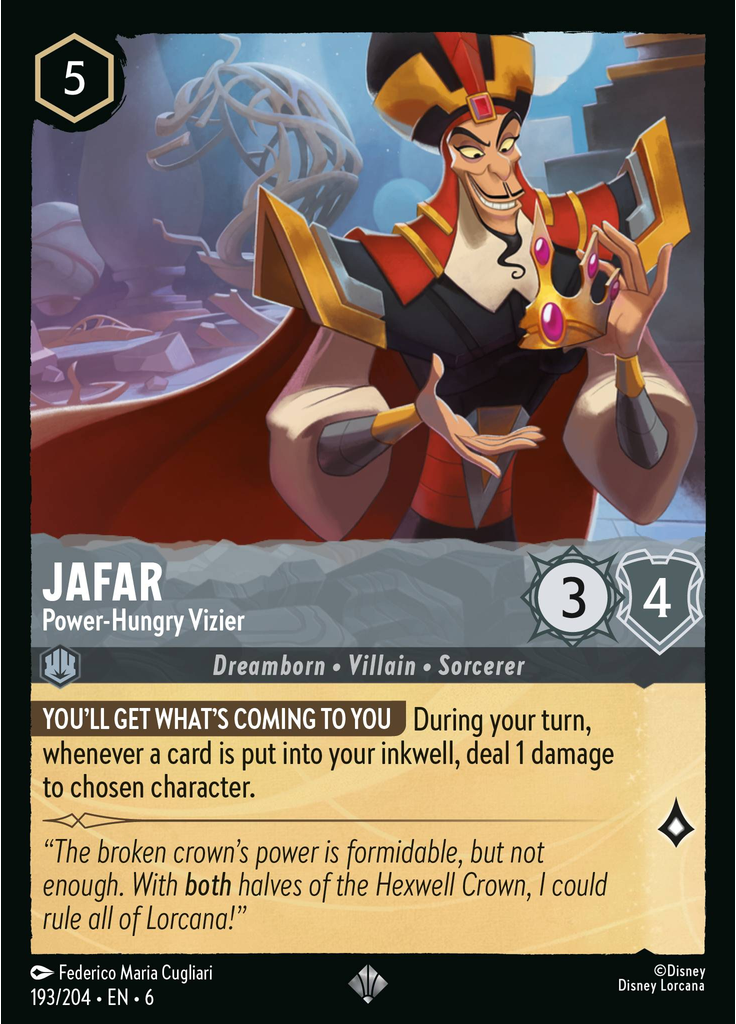 Jafar - Power-Hungry Vizier (Foil)
