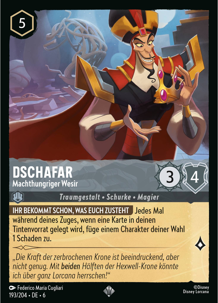 Jafar - Power-Hungry Vizier