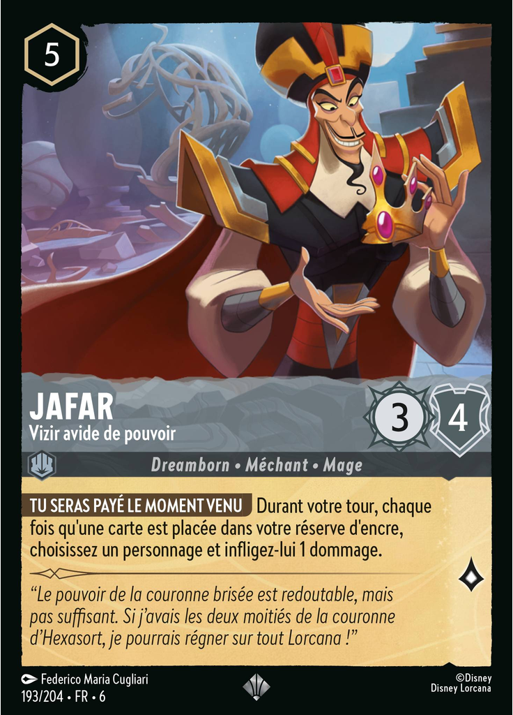 Jafar - Power-Hungry Vizier