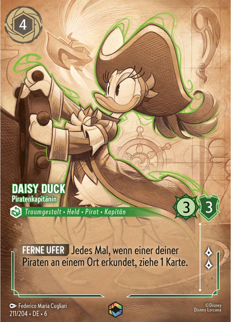 Daisy Duck - Pirate Captain