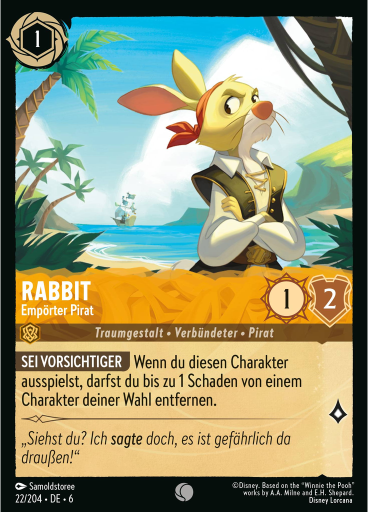 Rabbit - Indignant Pirate (Foil)
